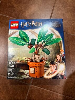 Lego Harry Potter Mandrake Potted Plant - Green & Brown